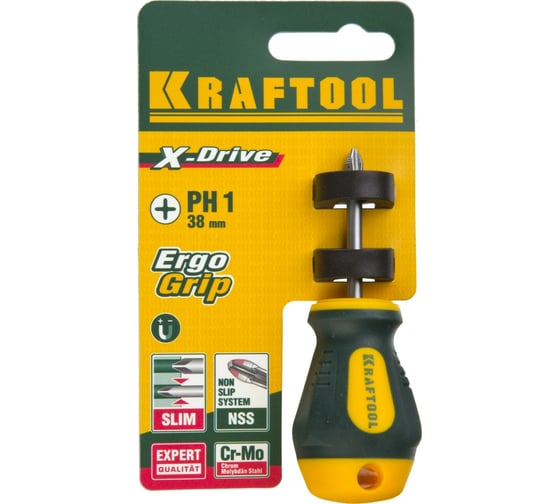 Отвертка KRAFTOOL Х-Drive PH 1x38 250072-1-038