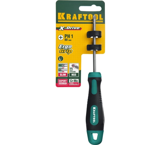 Отвертка KRAFTOOL Х-Drive PH 1x80 250072-1-080