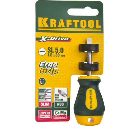 Отвертка KRAFTOOL Х-Drive SL 5x38 250071-5.5-038