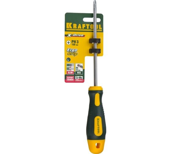 Отвертка KRAFTOOL Х-Drive PH3x150 250072-3-150