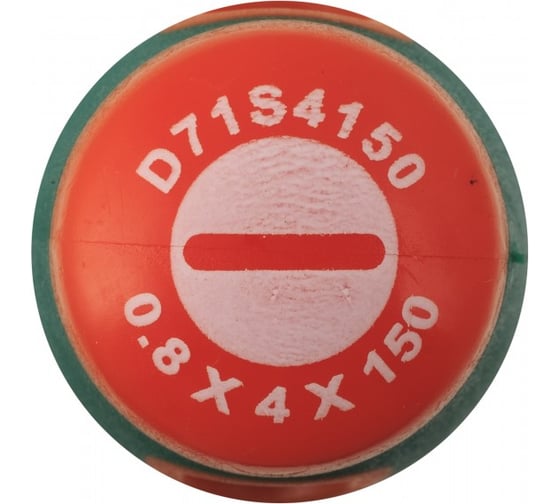 Стержневая шлицевая отвертка Jonnesway Anti-Slip Grip SL4.0х150 мм 46120 D71S4150