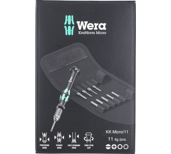 Набор бит WERA с битодержателем WE-135938