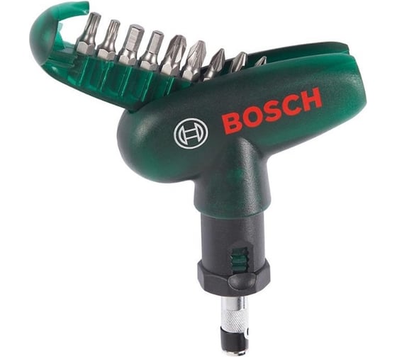 Карманная отвертка с 9 битами Bosch 2607019510