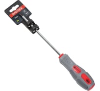 Крестовая отвертка BARTEX PH2x150 мм, антискользящая двухкомпонентная рукоятка, CrV сталь 138280