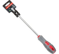 Плоская отвертка BARTEX SL8x200 мм, антискользящая двухкомпонентная рукоятка, CrV сталь 138269