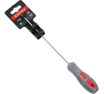 Крестовая отвертка BARTEX PH0x150 мм, антискользящая двухкомпонентная рукоятка, CrV сталь 138272