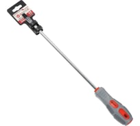 Плоская отвертка BARTEX SL8x250 мм, антискользящая двухкомпонентная рукоятка, CrV сталь 138270