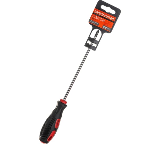 Крестовая отвертка GROSSMEISTER 1х150 мм PH 012001012