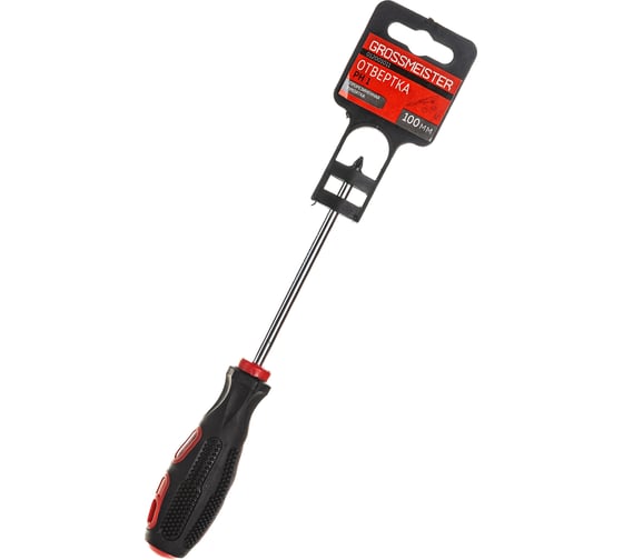 Крестовая отвертка GROSSMEISTER 1х100 мм PH 012001011