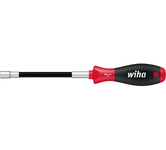 Отвертка Wiha SoftFinish гибкая, торцевая головка 372 SW7,0x150 01438