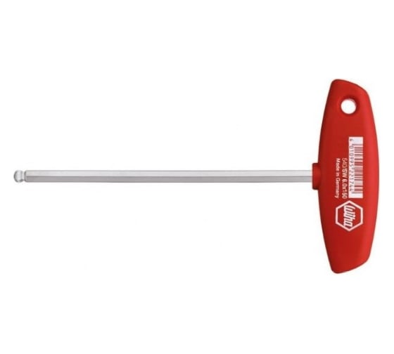 Отвертка Wiha Classic T-образная 6-тигранная 540 со сферической головкой SW6,0x150 04105