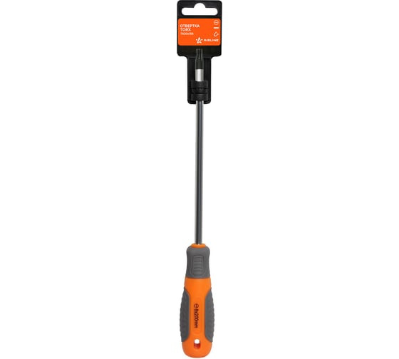Отвертка Airline TORX TX30x155 мм, с эргономичной рукояткой, магнитная, пластиковый подвес ATBX014