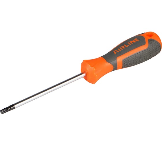 Отвертка Airline TORX TX25x100 мм, с эргономичной рукояткой, магнитная, пластиковый подвес ATBX009