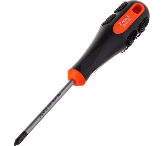 Отвертка ProsKit Pro-soft + #1, 5х75мм, 184мм SD-202B С00034823