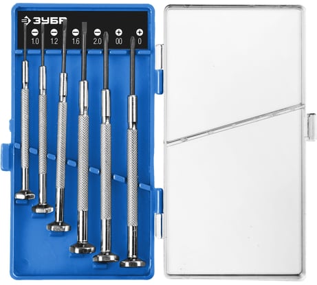 Зубр ЧАСОВЩИК набор часовых отверток 6 предм., 25666