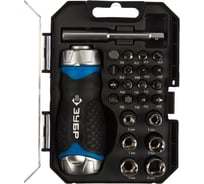 Реверсивная отвертка с насадками, 24шт Зубр ПРОФИ 25353-H24