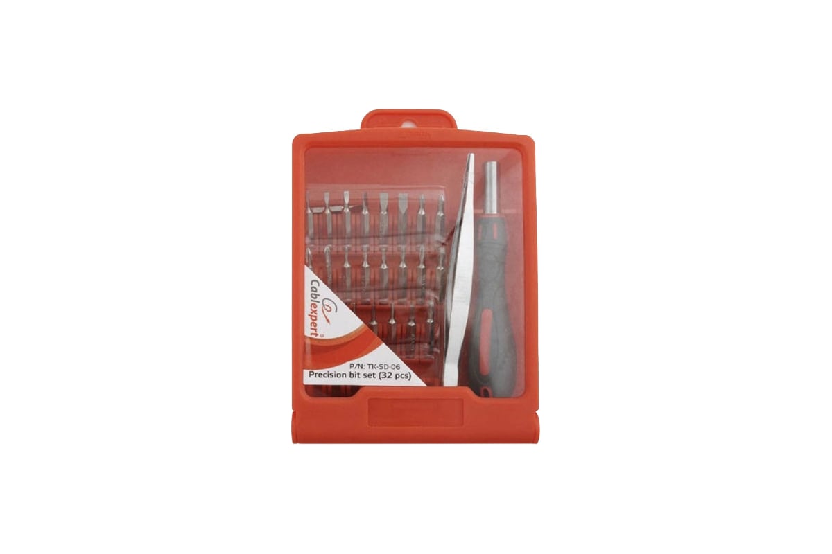 Отвертка с набором бит Cablexpert TK-SD-06 - выгодная цена, отзывы ...