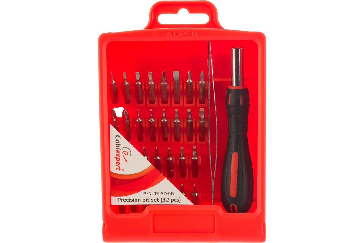 Отвертка с набором бит Cablexpert TK-SD-06 - выгодная цена, отзывы ...