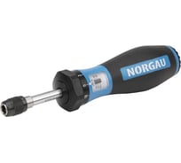 Динамометрическая предельная отвертка NORGAU NTS12-1H 20-100 сНм, 0.2-1 Нм, с поверкой 052099001/П