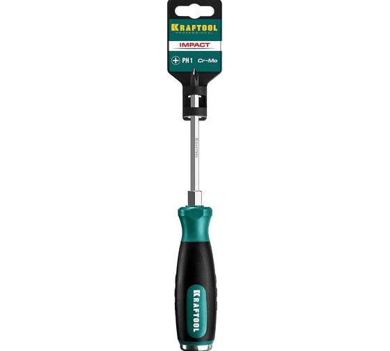 Ударная отвертка KRAFTOOL Impact стержень из CrMo стали, 250034-1