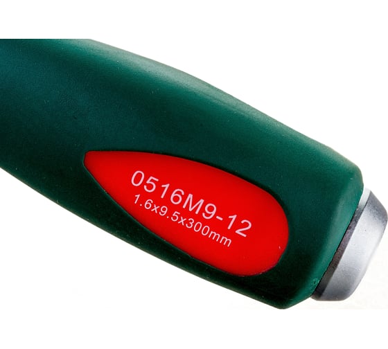 Силовая отвертка Hans шлиц, с металлическим затыльником 9*300мм 0516M9-12