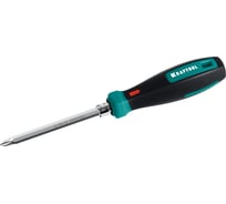 Универсальная отвертка Kraftool с двусторонним стержнем PH0-1-2-3 PZ1-2-3 SL 6 мм 8 в 1 26168