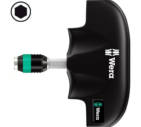 Поперечная ручка с патроном Wera 489 1/4 45/44/87 мм WE-013390