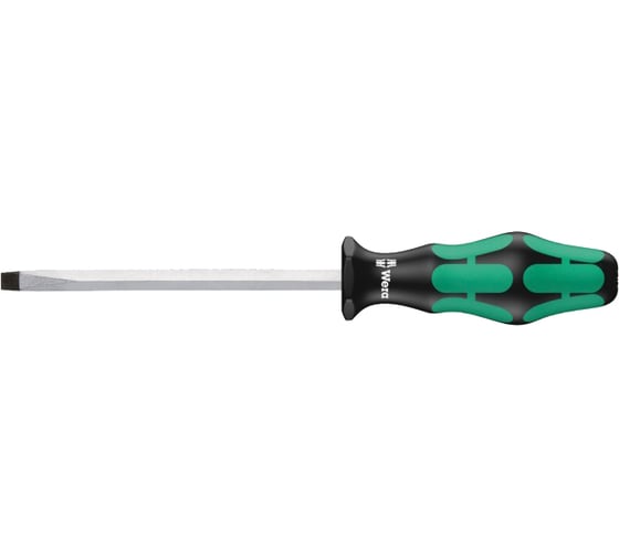 Шлицевая отвертка Wera Kraftform Plus 378 B 1.2x6.5x125 мм WE-110052 1