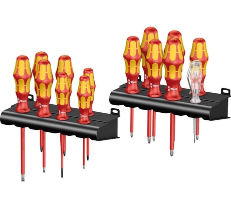 Набор отверток Wera Kraftform Big Pack 100 VDE 14 шт. WE-105631