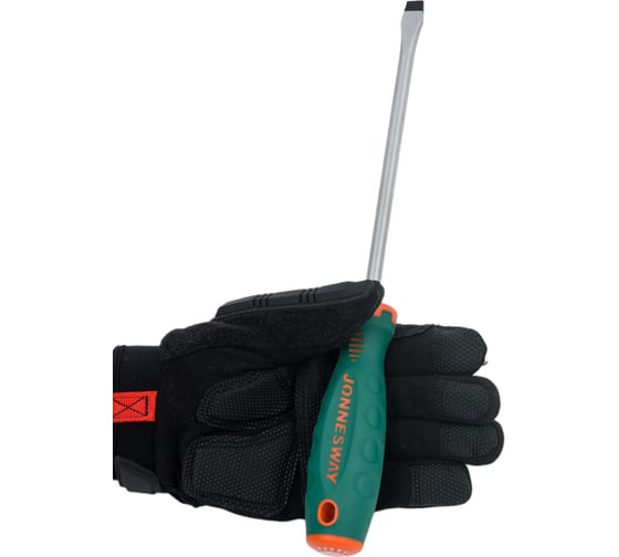 Шлицевая отвертка Jonnesway Anti-slip grip D71S9175 9.5x175 мм 49133