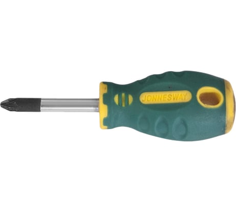 Отвертка Jonnesway D71Z238 Anti-Slip Grip Pozidriv PZ2 6x38x94 мм 49225