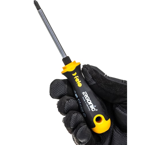 Набор отверток с шестигранным лезвием Felo SL/PZ/PH Ergonic 6 шт 41096348