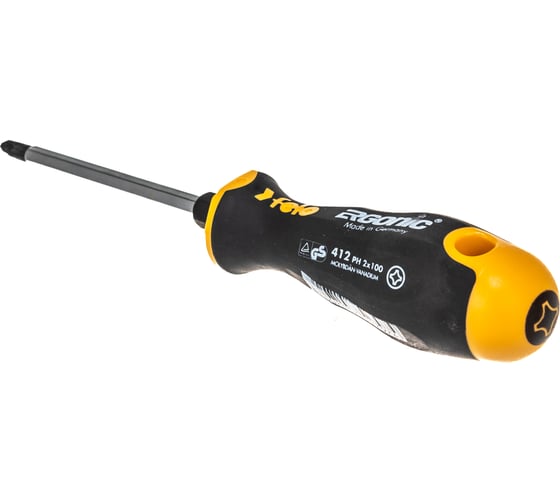 Набор отверток с шестигранным лезвием Felo SL/PZ/PH Ergonic 6 шт 41096348