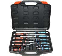 Набор усиленных ударных отверток AIST крестовых PH и шлицевых SL 12 предметов в кейсе 800512-M 00-00026119