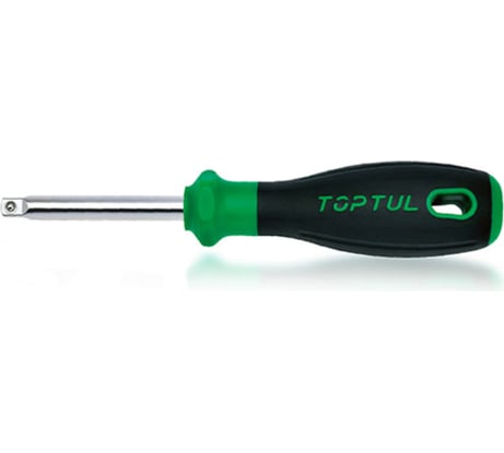 Вороток отвертка с пластиковой ручкой TOPTUL 1/4 дюйма 165 мм, CAIF0816