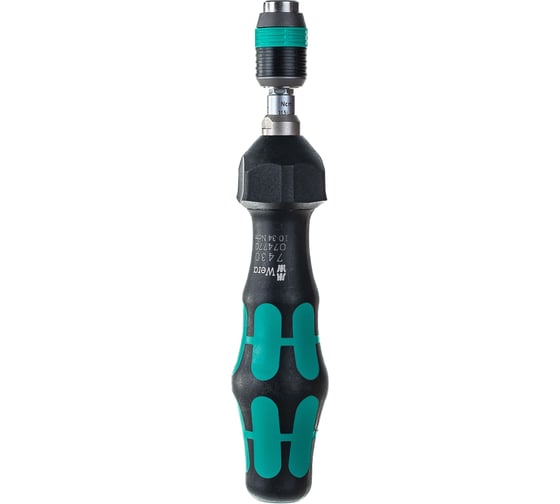 Динамометрическая отвёртка с патроном WERA 7430 Kraftform Rapidaptor, 1/4, 0.10-0.34 Нм WE-074770 1