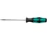 Шлицевая отвертка WERA 335 SB SL 3,5x0,6x100 мм, на подвесе WE-100042 1