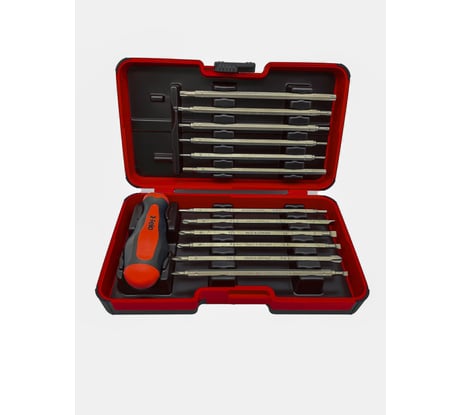 Отвертка торцевая Felo Smart с набором насадок 12 шт в кейсе 06091346