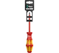 Крестовая отвёртка WERA 162 i PH VDE SB PH1x80, на подвесе WE-100011