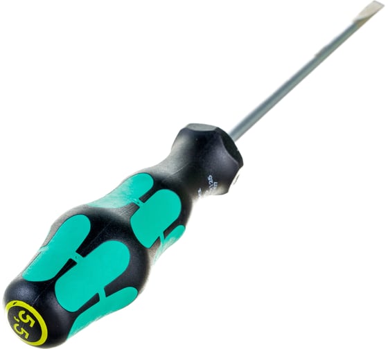 Шлицевая отвёртка WERA 335 SB SL 5,5x1x125 мм, на подвесе WE-100044