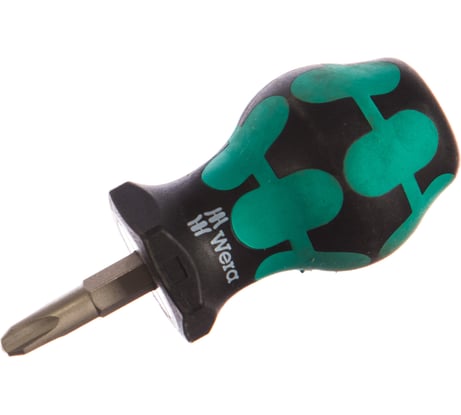 Крестовая отвёртка для карбюраторов WERA 350 PH Stubby PH3x25 мм WE-008852