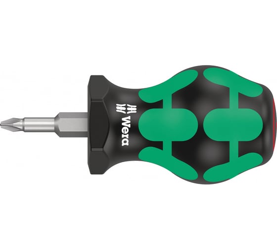 Крестовая отвёртка для карбюраторов WERA 350 PH Stubby PH1x25 мм WE-008850 1