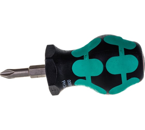 Крестовая отвёртка для карбюраторов WERA 350 PH Stubby PH2x25 мм WE-008851