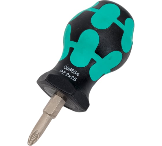 Крестовая отвёртка для карбюраторов WERA 355 PZ Stubby PZ2x25 мм WE-008854 1