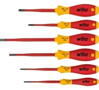 Набор отверток Wiha 35389 SoftFinish electric slimFix Шлиц, Phillips, 6 предм. wih35389