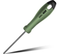 Крестовая отвертка Deli "Home Series Green" HT1203L PH0x75мм, Cr-V, Soft Touch рукоятка, эксклюзивный дизайн, подарочная упаковка 130286