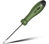 Шлицевая отвёртка Deli "Home Series Green" HT1103L SL3x75мм (Cr-V, Soft Touch рукоять, эксклюзивный дизайн, подарочная упаковка) 130292