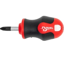 Укороченная отвёртка DUEL DuoTech крестообразный шлиц Ph2 6x25 мм, длина 87 мм DL14-002-025