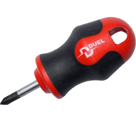 Укороченная отвёртка DUEL DuoTech крестообразный шлиц Ph1 4.5x25 мм, длина 87 мм DL14-001-025