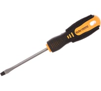 Шлицевая отвертка REXANT SL 6х100 мм, двухкомпонентная рукоятка 12-6430